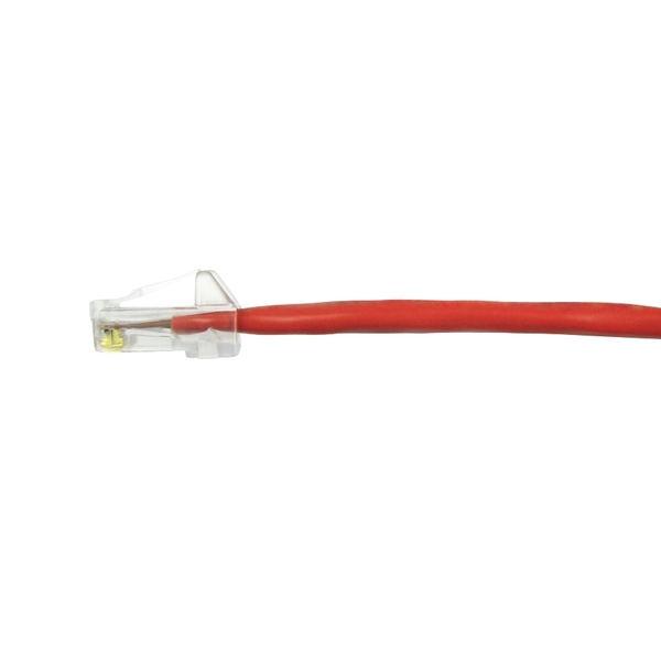 Compulink CBL ASSY MOD D/E 24-4PR, STRANDED CAT5E A/B 25FT, RED M88DE25FL503